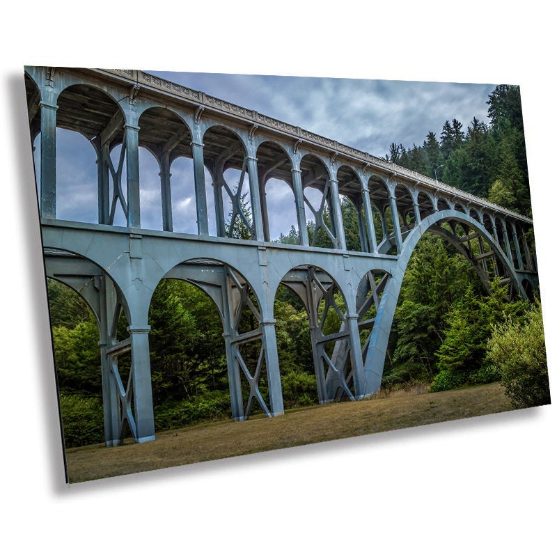 Cape Creek Bridge Print: Oregon Coast Landmark Photography