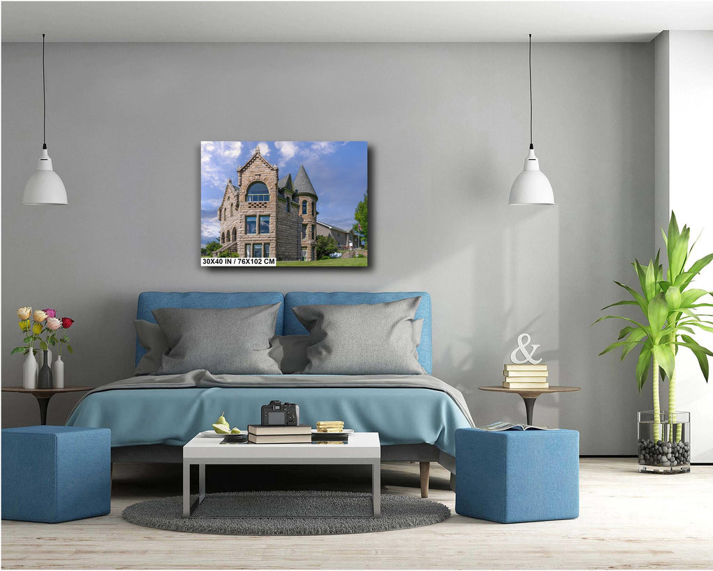 Castle Museum Print: White Sulphur Springs Montana Historic Architecture Wall Art