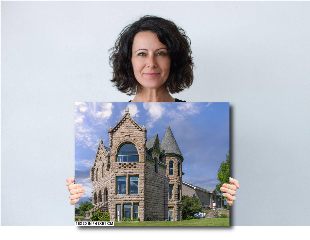 Castle Museum Print: White Sulphur Springs Montana Historic Architecture Wall Art