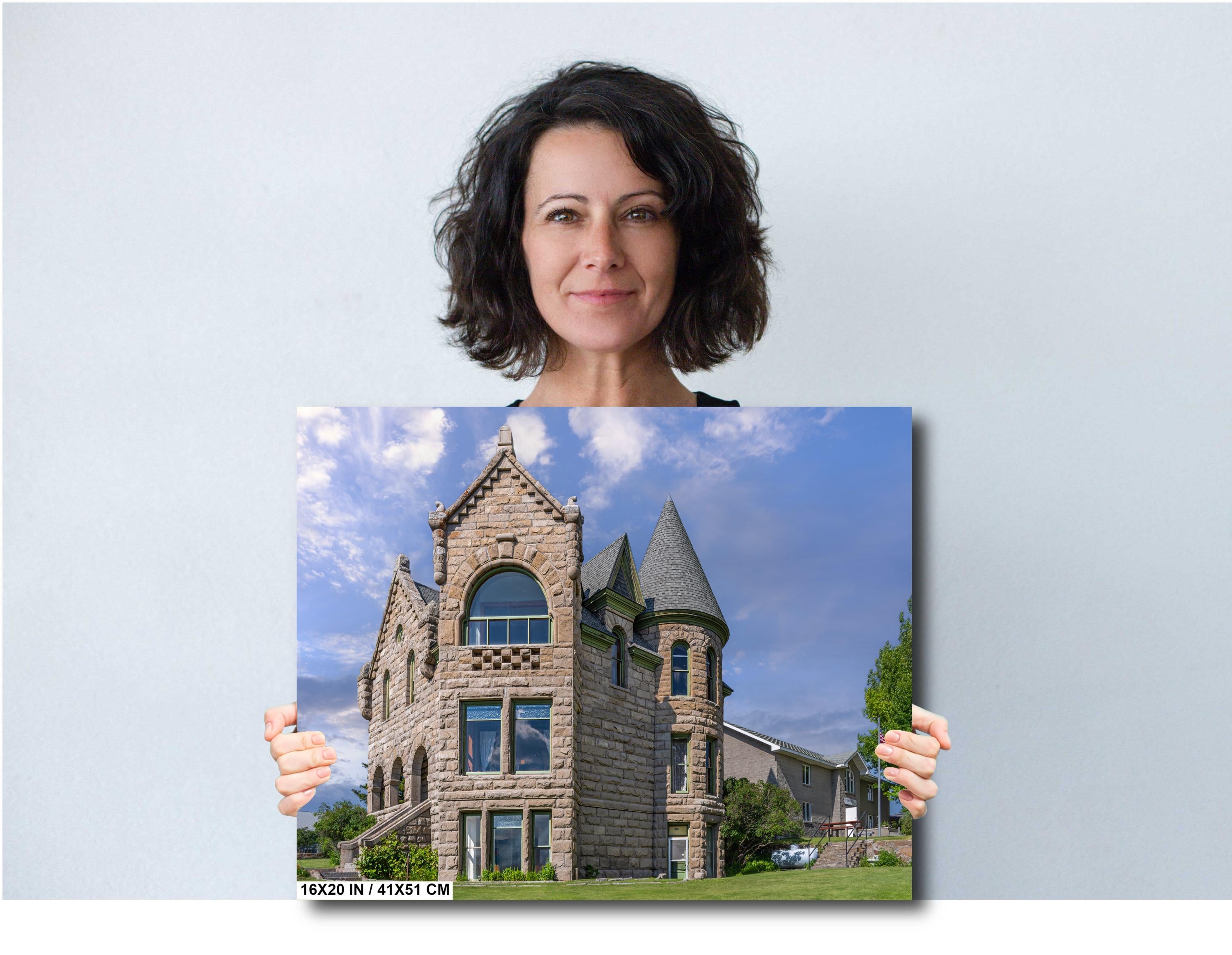 Castle Museum Print: White Sulphur Springs Montana Historic Architecture Wall Art