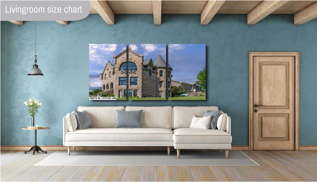 Castle Museum Print: White Sulphur Springs Montana Historic Architecture Wall Art
