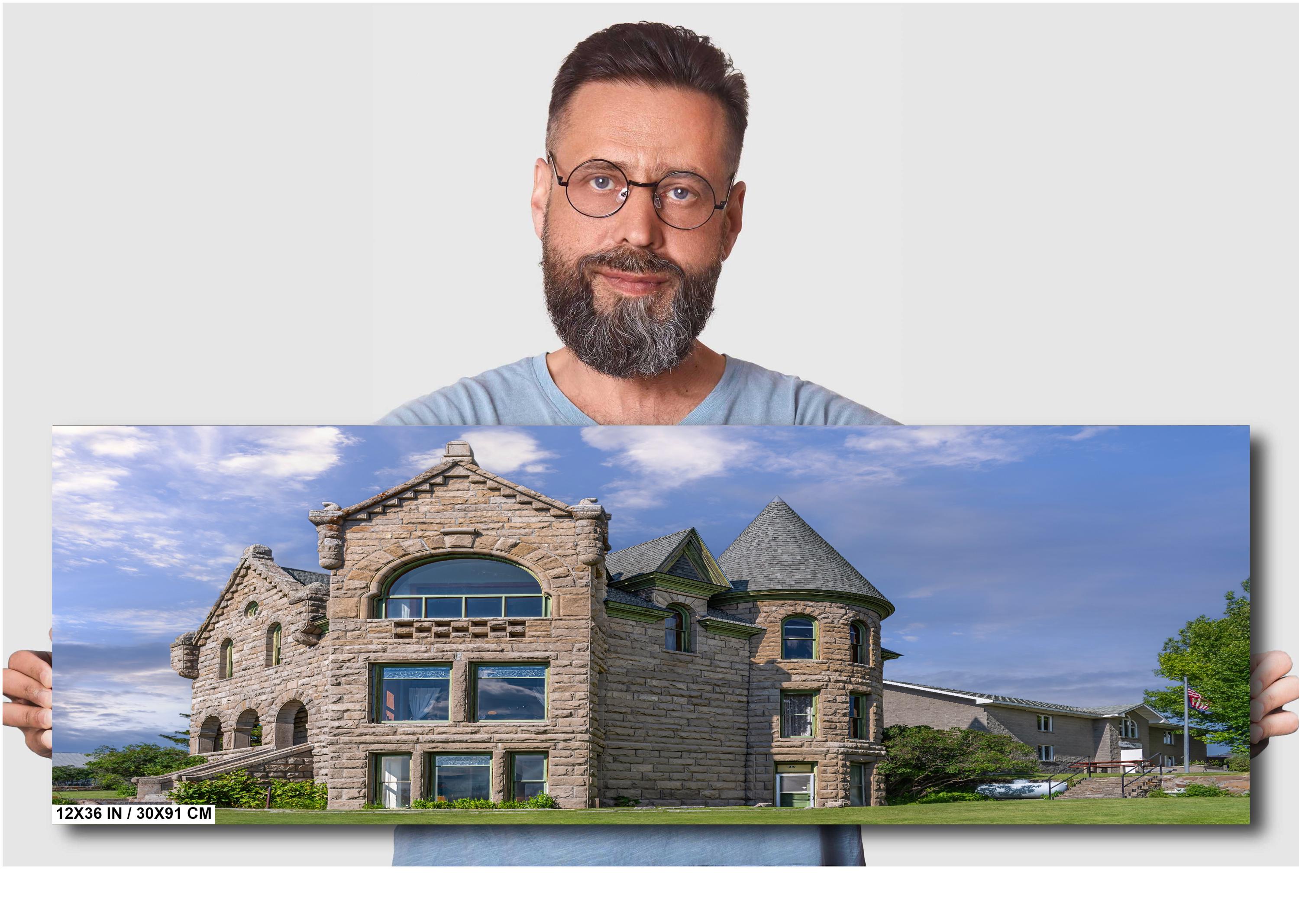 Castle Museum Print: White Sulphur Springs Montana Historic Architecture Wall Art