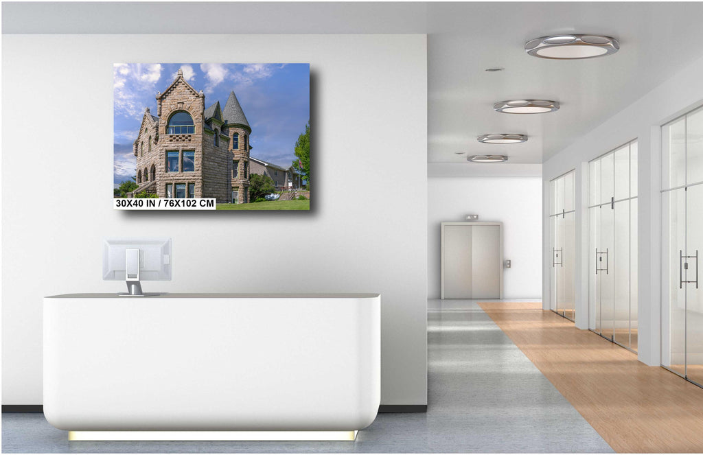 Castle Museum Print: White Sulphur Springs Montana Historic Architecture Wall Art