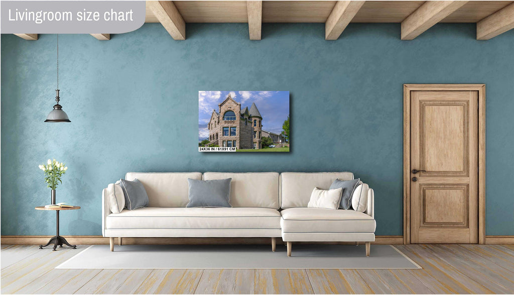 Castle Museum Print: White Sulphur Springs Montana Historic Architecture Wall Art