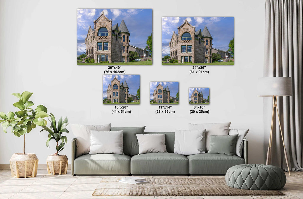 Castle Museum Print: White Sulphur Springs Montana Historic Architecture Wall Art