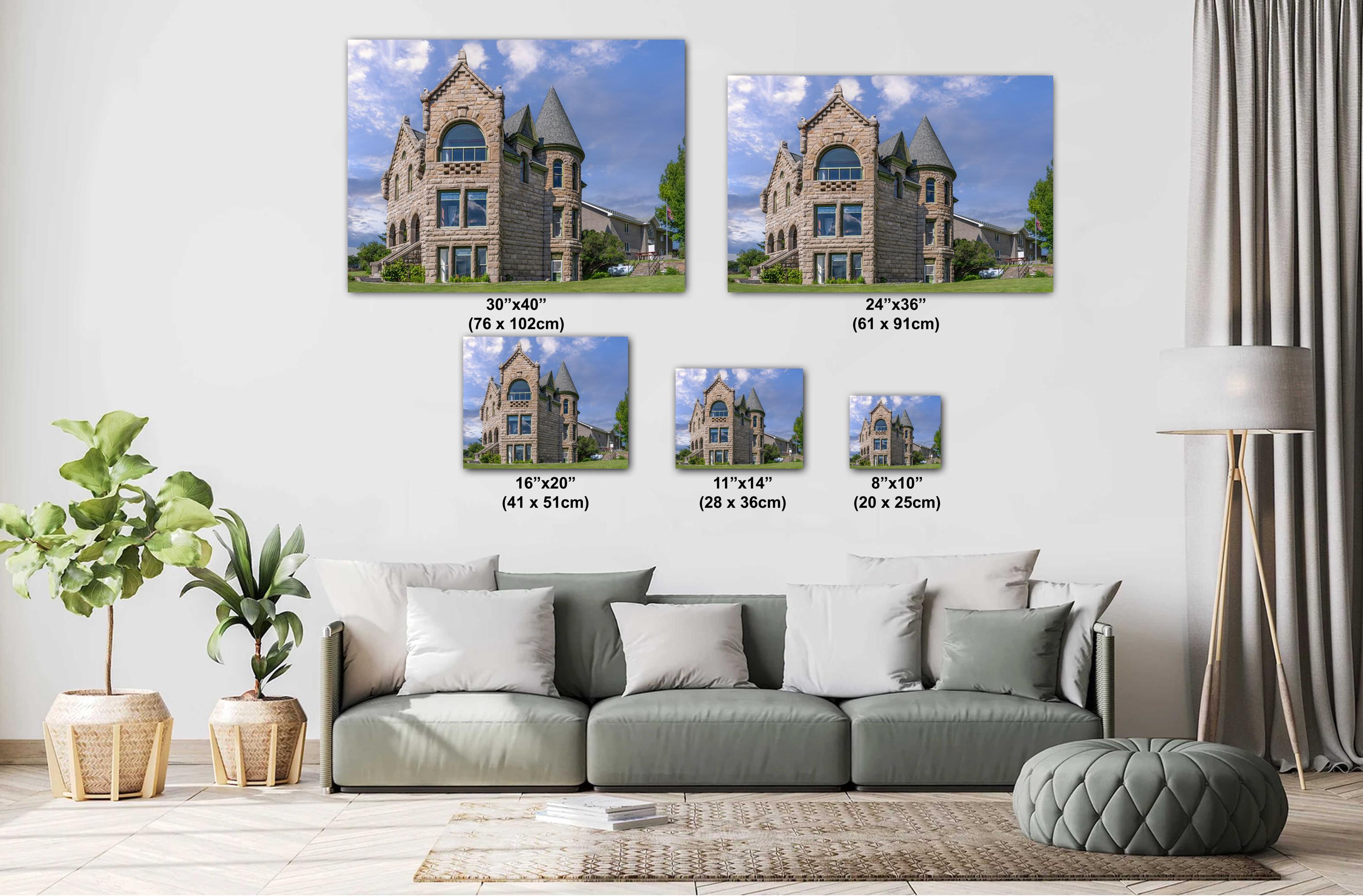 Castle Museum Print: White Sulphur Springs Montana Historic Architecture Wall Art