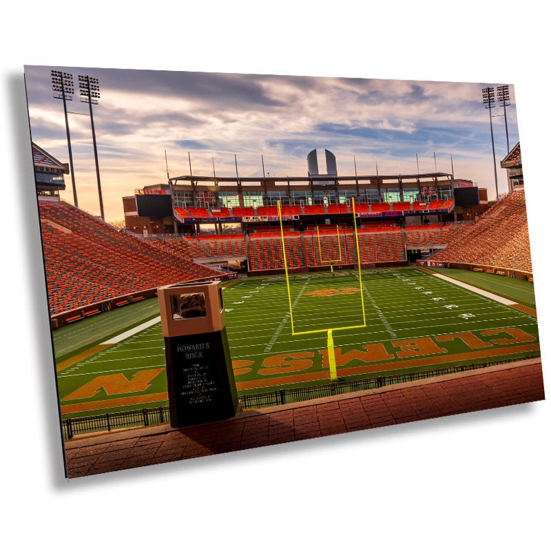 Clemson Memorial Stadium Wall Art - Premium Clemson Tigers Football Canvas Print