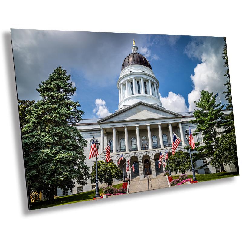 Maine State House Print: Augusta Capitol Building Fine Art Photography