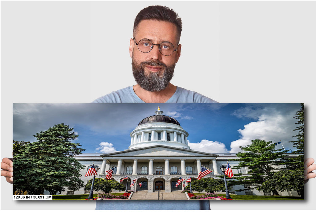 Maine State House Print: Augusta Capitol Building Fine Art Photography