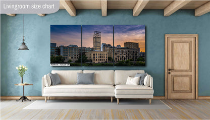 Minneapolis North Star Blankets Sign: Cityscape Photography Wall Art