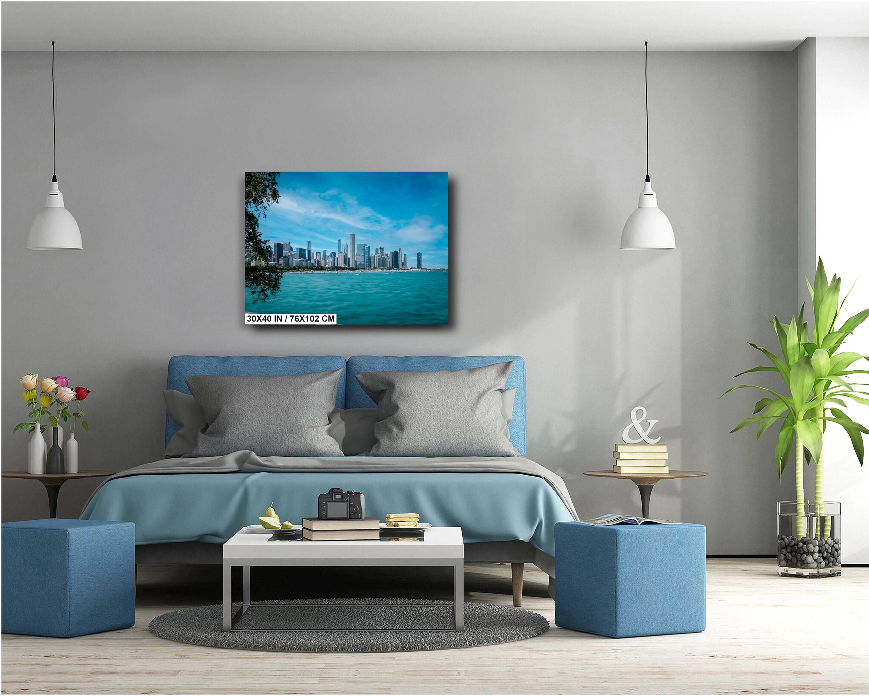 Chicago Skyline: Lake Michigan View, Modern Architecture Photography Wall Art