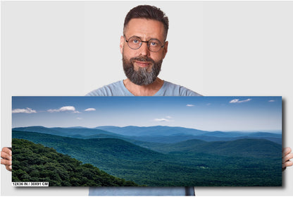 Highland Peaks: The Majestic Blue Ridge Mountains Wall Art Metal Aluminum Print North Carolina Landscape Photography