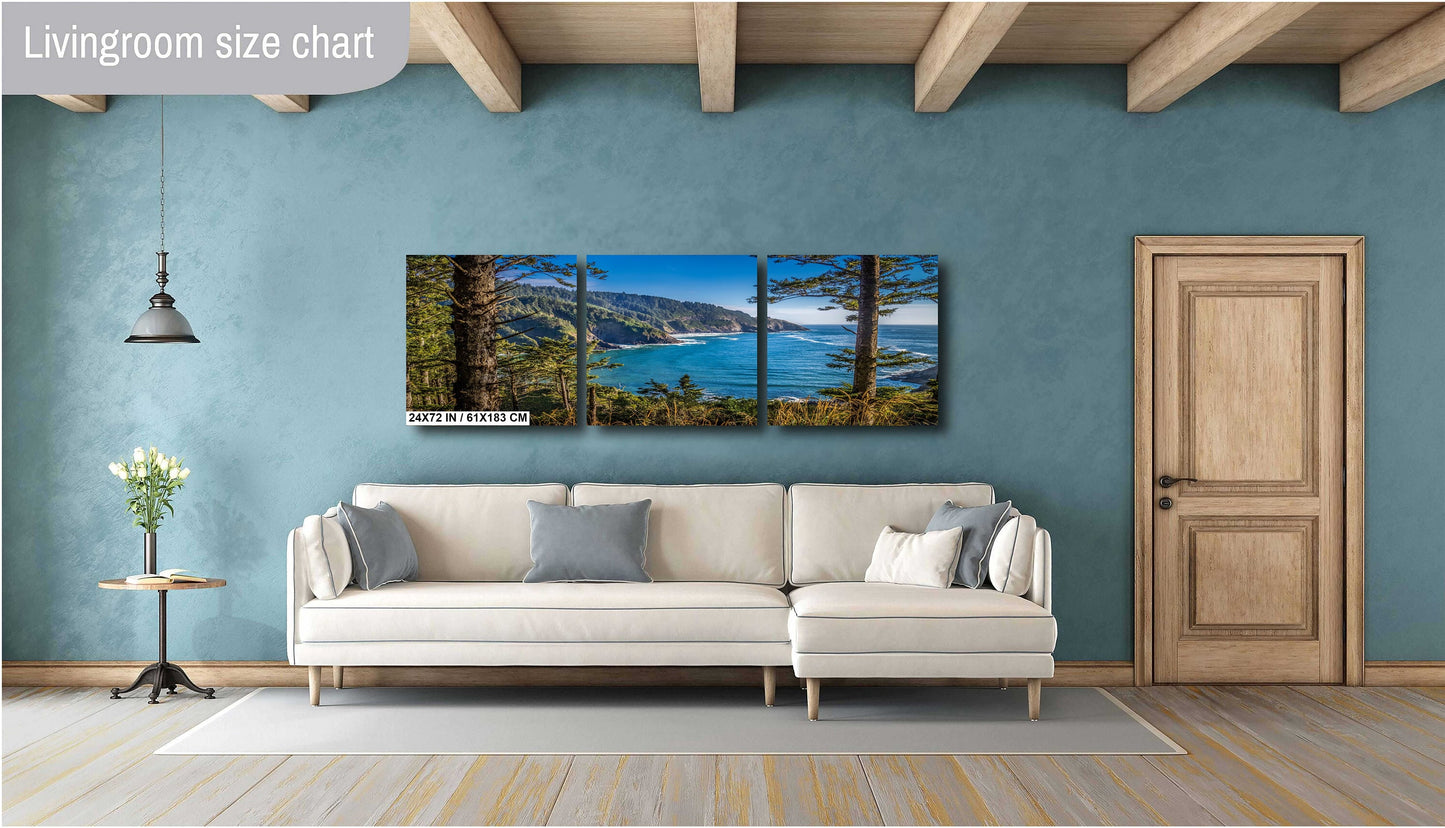 Cape Cove Oregon Coast Seascape Photography: Heceta Headland Wall Art