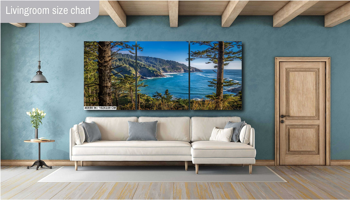 Cape Cove Oregon Coast Seascape Photography: Heceta Headland Wall Art