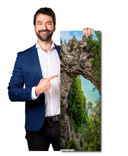 Mackinac's Arch: Mackinac Island's Arch Rock Wall Art Print Famous Geological Formation Michigan Photography Metal/Aluminum/Acrylic/Canvas