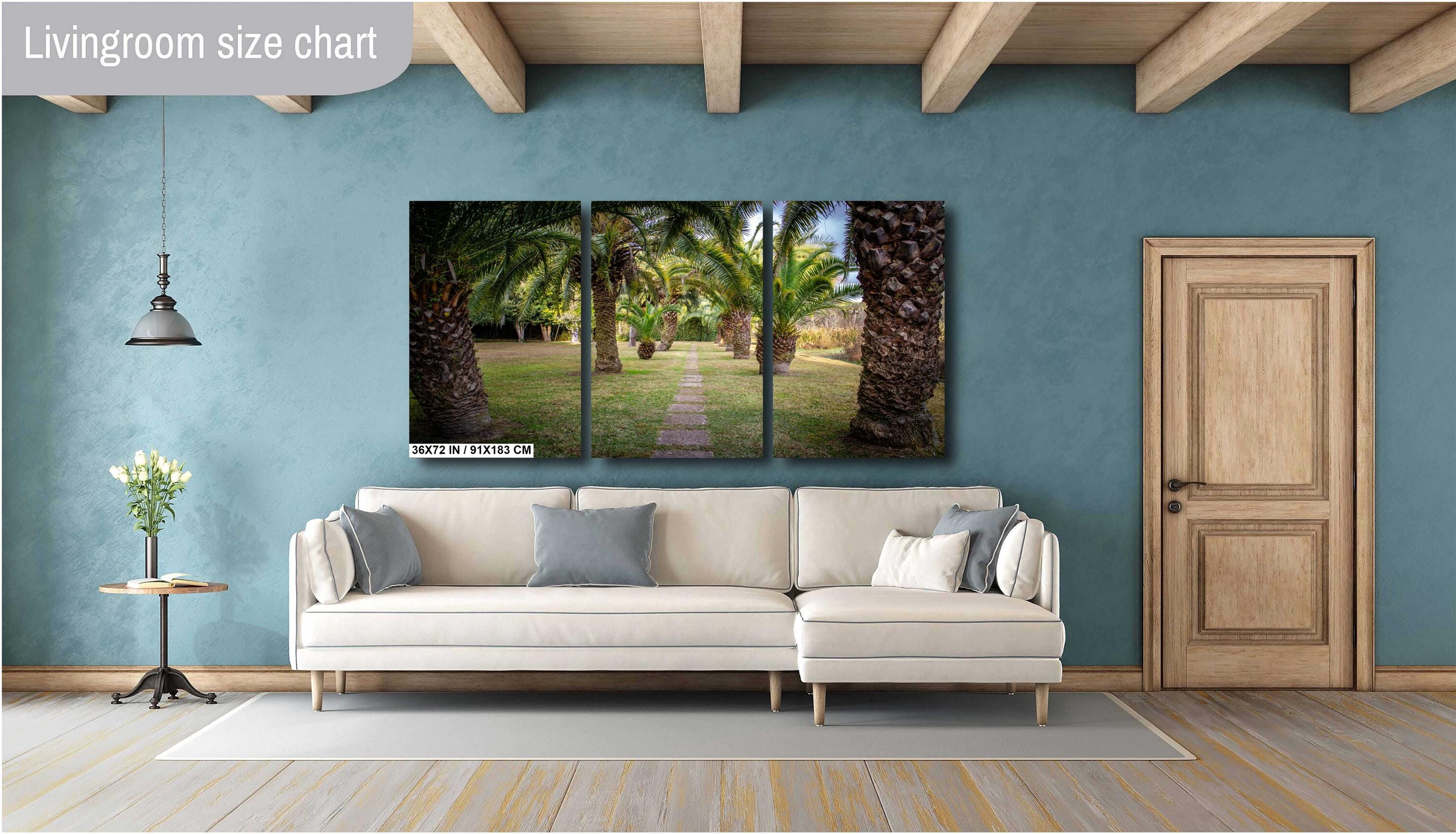 Louisiana Palms: Wall Art Print A Glimpse of Abbeville’s Greenery Louisiana Palm Trees Landscape Nature Metal/Canvas/Aluminum/Acrylic