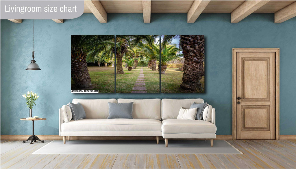 Louisiana Palms: Wall Art Print A Glimpse of Abbeville’s Greenery Louisiana Palm Trees Landscape Nature Metal/Canvas/Aluminum/Acrylic