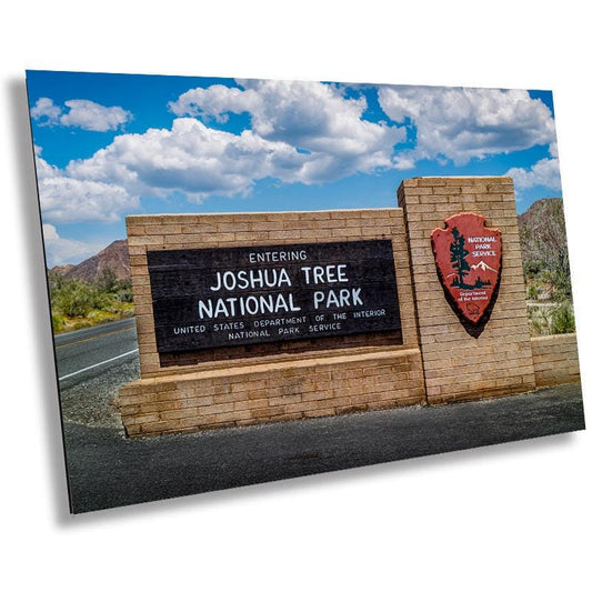 Joshua Tree Entrance Sign - Mojave Desert Wall Art | National Park Photo Print