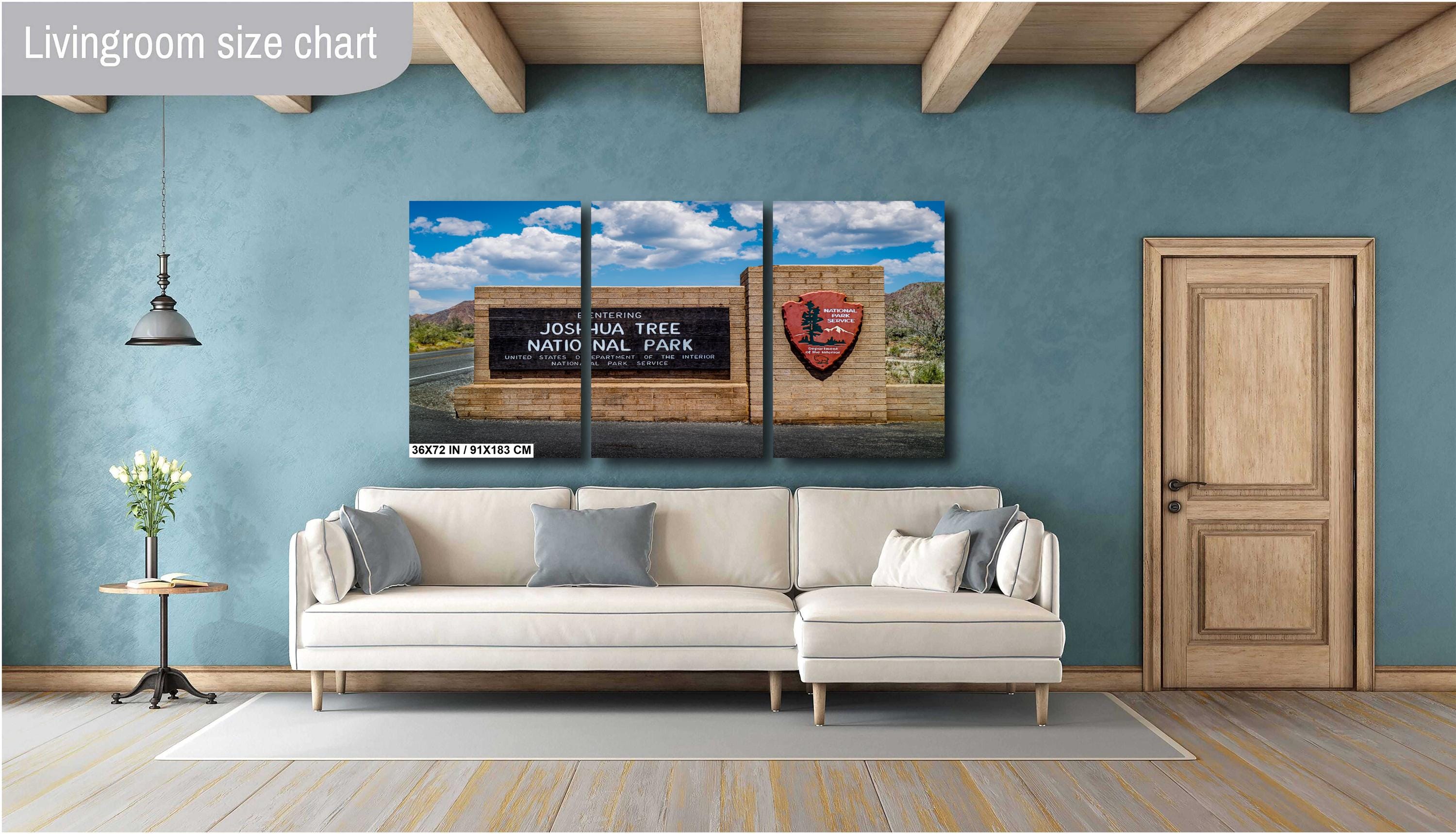 Joshua Tree Entrance Sign - Mojave Desert Wall Art | National Park Photo Print