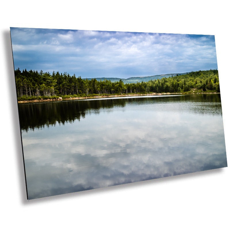 Bowl Lake Acadia Wall Art – Scenic Maine Landscape Print | Ready to Hang Canvas
