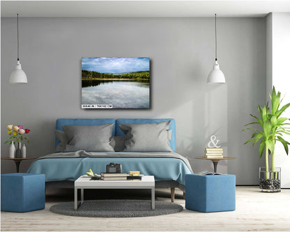 Bowl Lake Acadia Wall Art – Scenic Maine Landscape Print | Ready to Hang Canvas