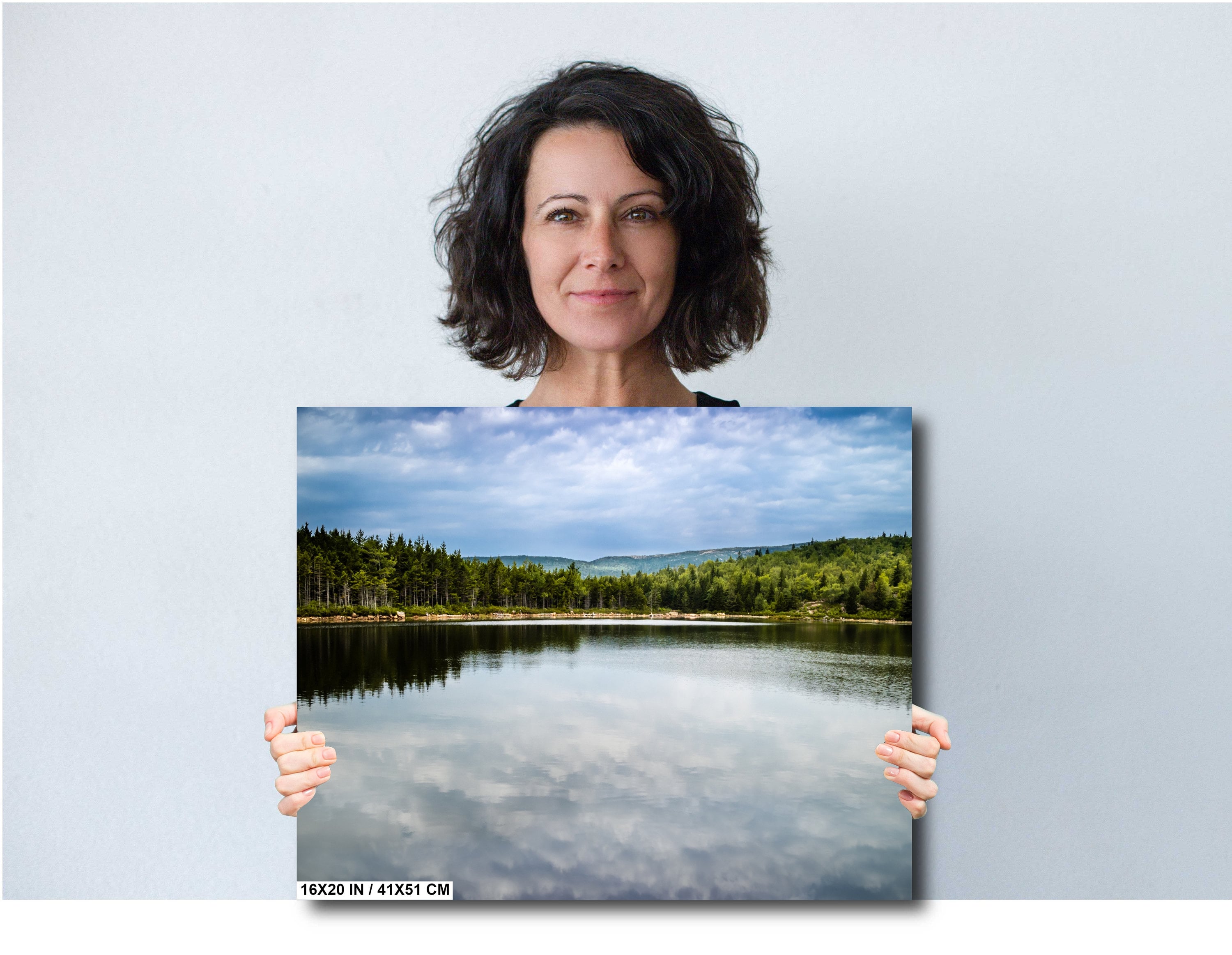 Acadia National Park Waterscape: Bowl Lake Nature Photography Wall Art
