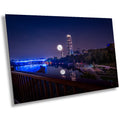 Minneapolis Super Moon: Downtown Minnesota Photography Wall Art