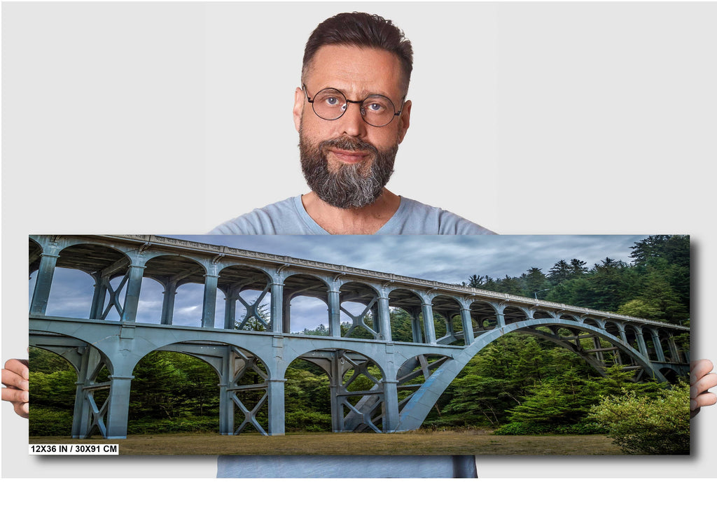 Cape Creek Bridge Print: Oregon Coast Landmark Photography