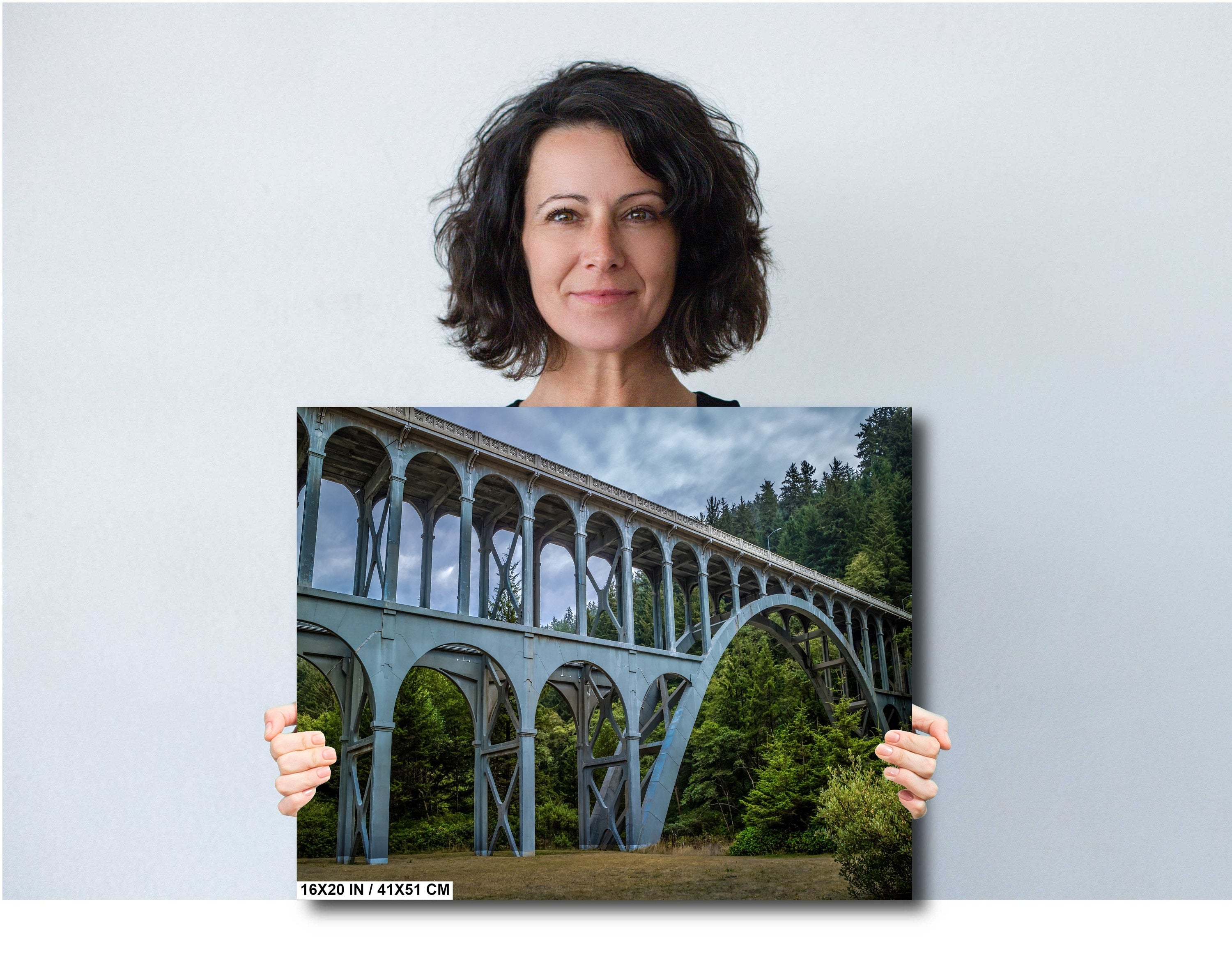 Cape Creek Bridge Print: Oregon Coast Landmark Photography