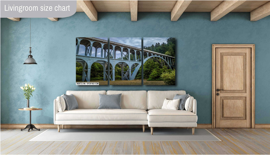 Cape Creek Bridge Print: Oregon Coast Landmark Photography