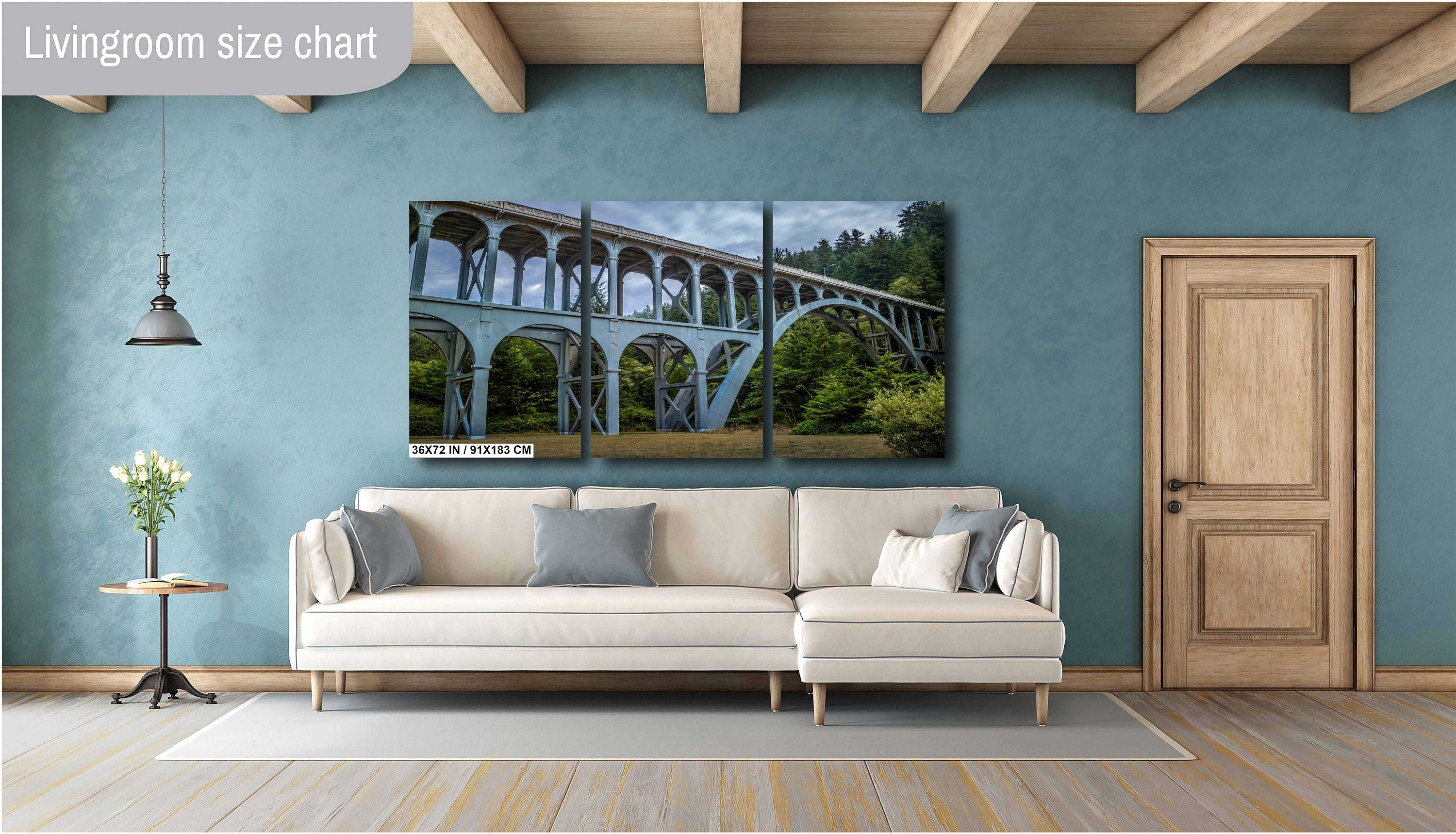Cape Creek Bridge Print: Oregon Coast Landmark Photography