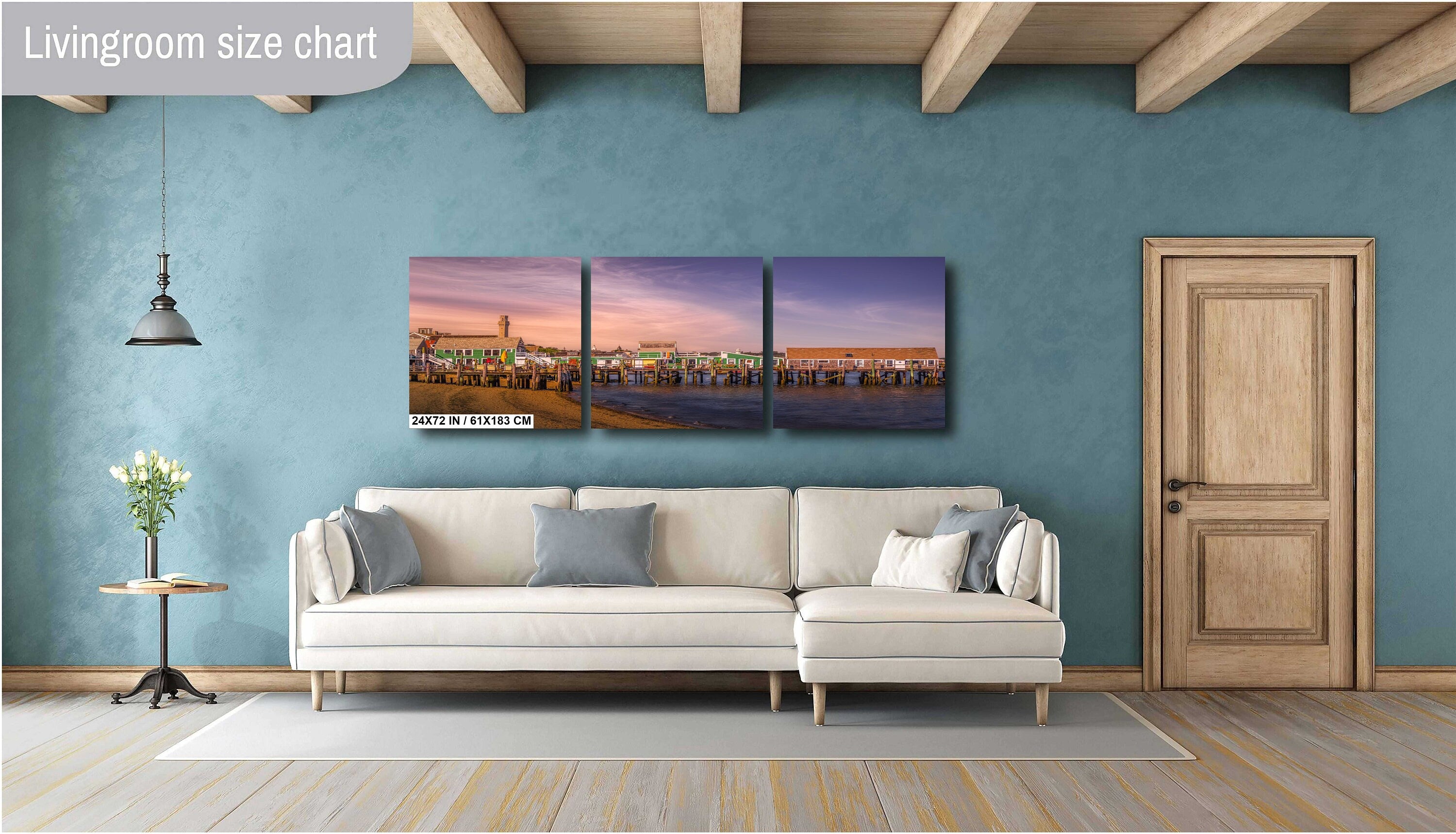 Provincetown Cape Cod Wall Art - Vibrant Coastal Landscape Decor | Captain Jack Wharf Print