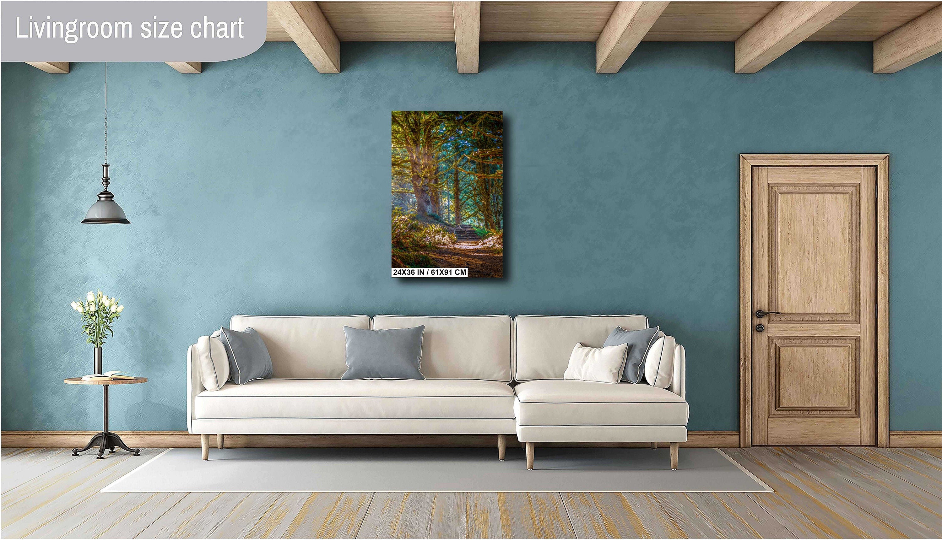 Florence Oregon Forest Print: Sunlight Reflection Wall Art