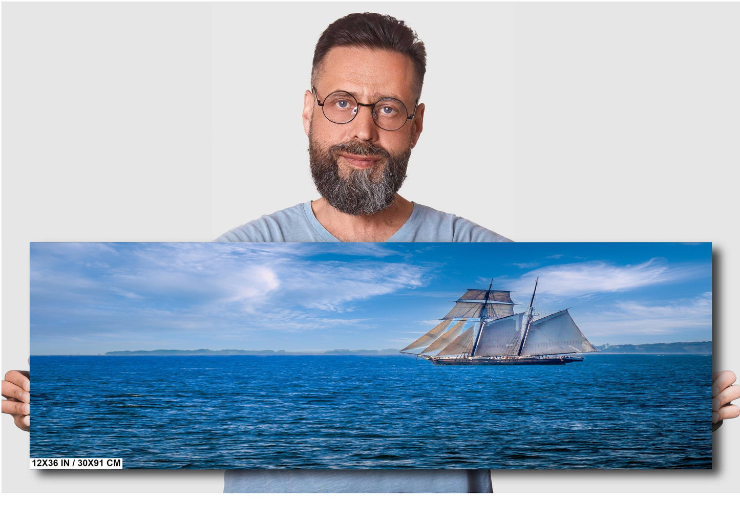 Cape Cod Sailboat Wall Art – Nautical Seascape Canvas Print | Martha's Vineyard Photo