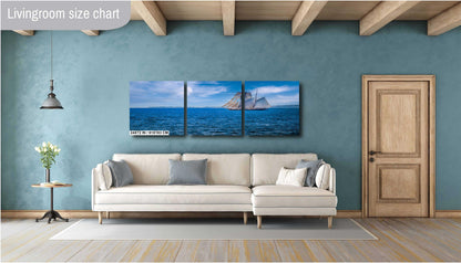 Cape Cod Sailboat Wall Art – Nautical Seascape Canvas Print | Martha's Vineyard Photo
