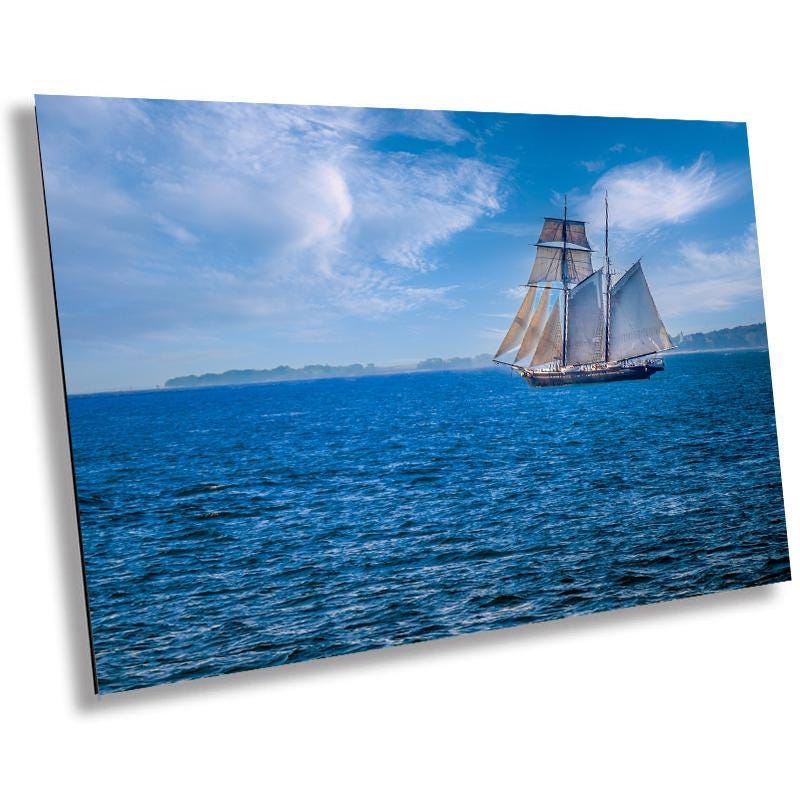 Cape Cod Sailboat Wall Art – Nautical Seascape Canvas Print | Martha's Vineyard Photo