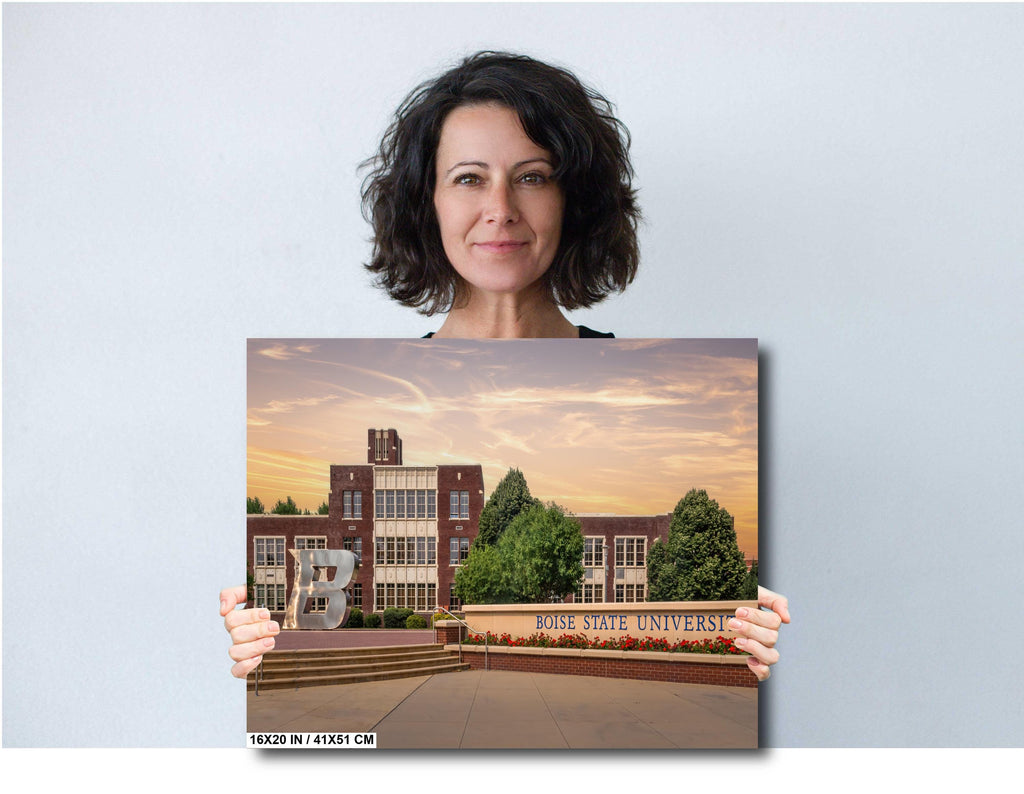 Boise State University Print: Idaho Landmark Wall Art
