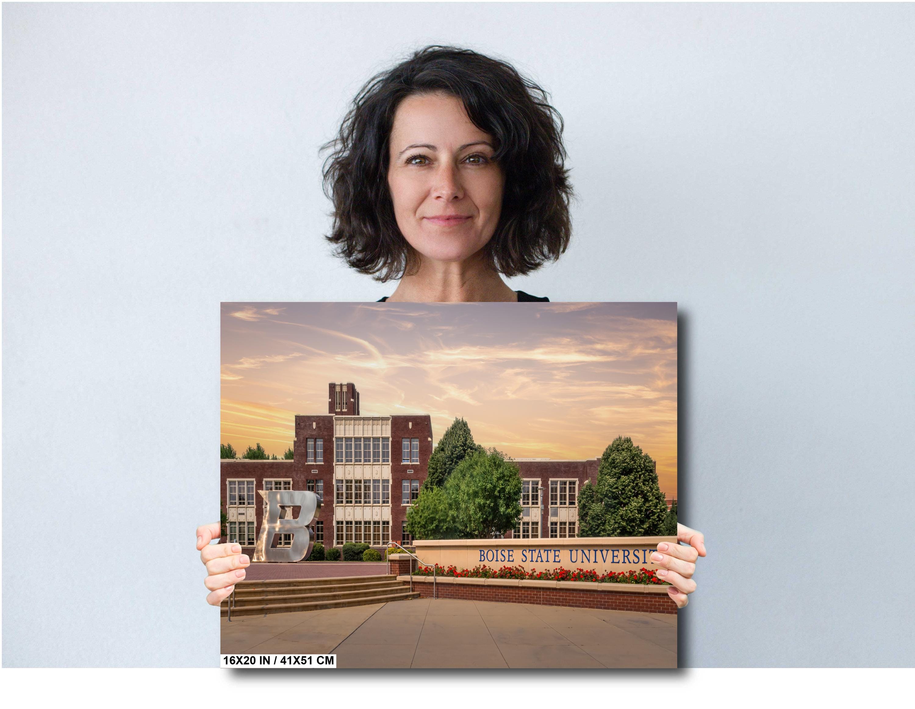 Boise State University Print: Idaho Landmark Wall Art