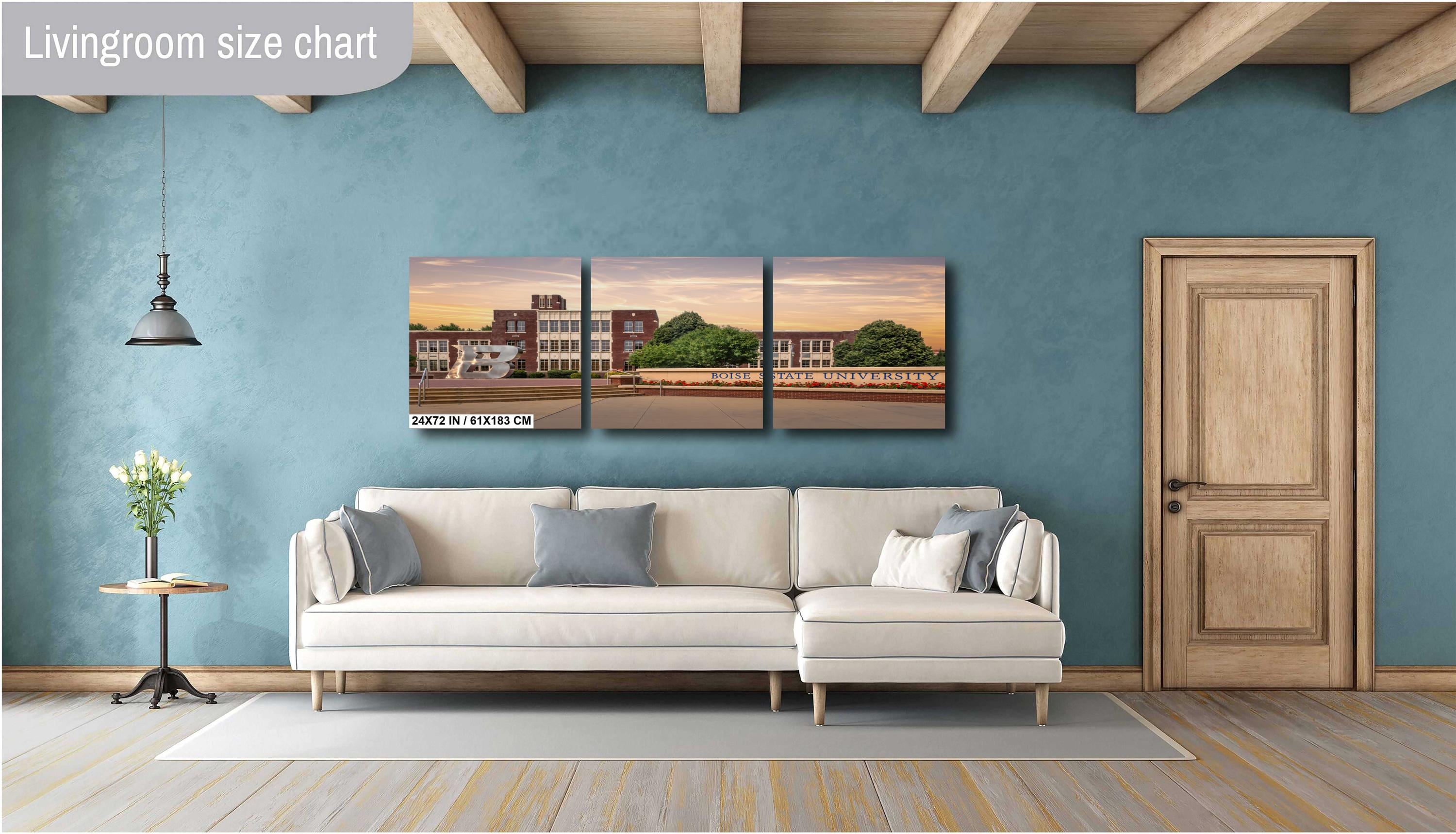 Boise State University Print: Idaho Landmark Wall Art