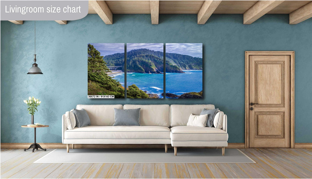 Oregon Coast Print: Cape Creek Bridge, Florence Oregon Seascape