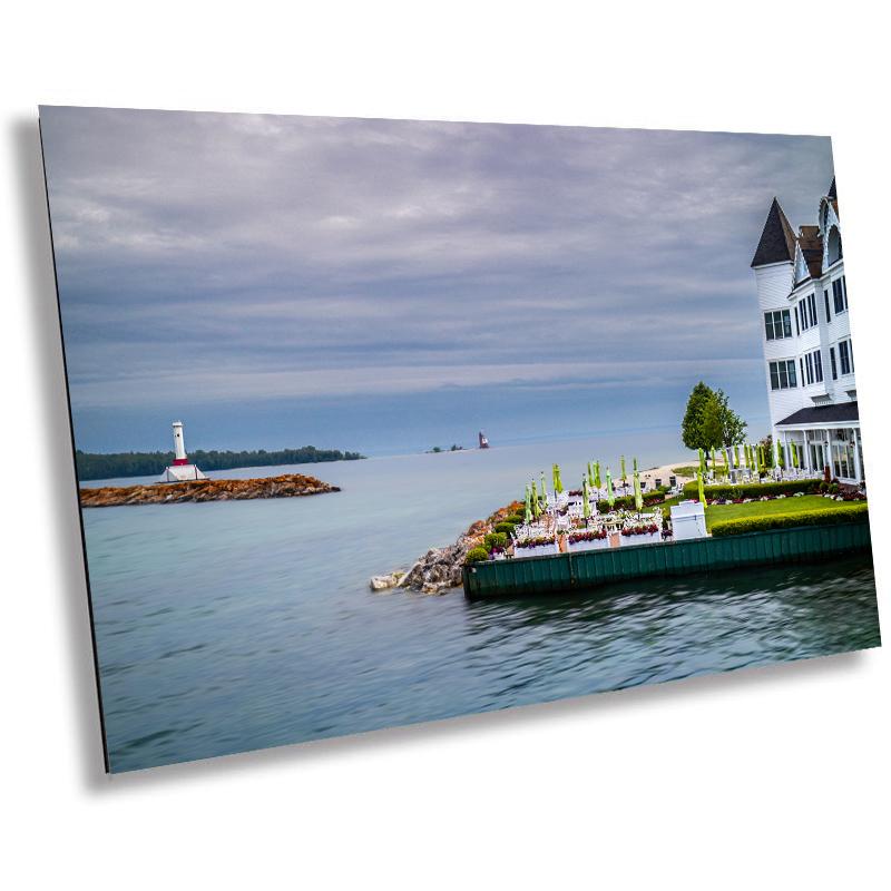 Mackinac Island Retreat: Print Wall Art Hotel Iroquois Mackinac Island Side View Michigan Photography Aluminum/Acrylic/Metal/Canvas