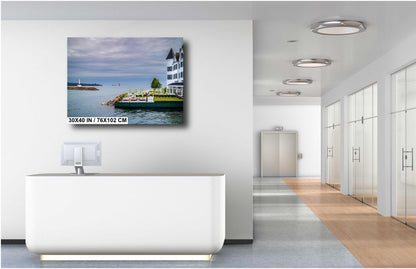 Mackinac Island Retreat: Print Wall Art Hotel Iroquois Mackinac Island Side View Michigan Photography Aluminum/Acrylic/Metal/Canvas