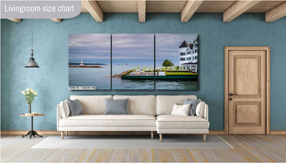 Mackinac Island Retreat: Print Wall Art Hotel Iroquois Mackinac Island Side View Michigan Photography Aluminum/Acrylic/Metal/Canvas