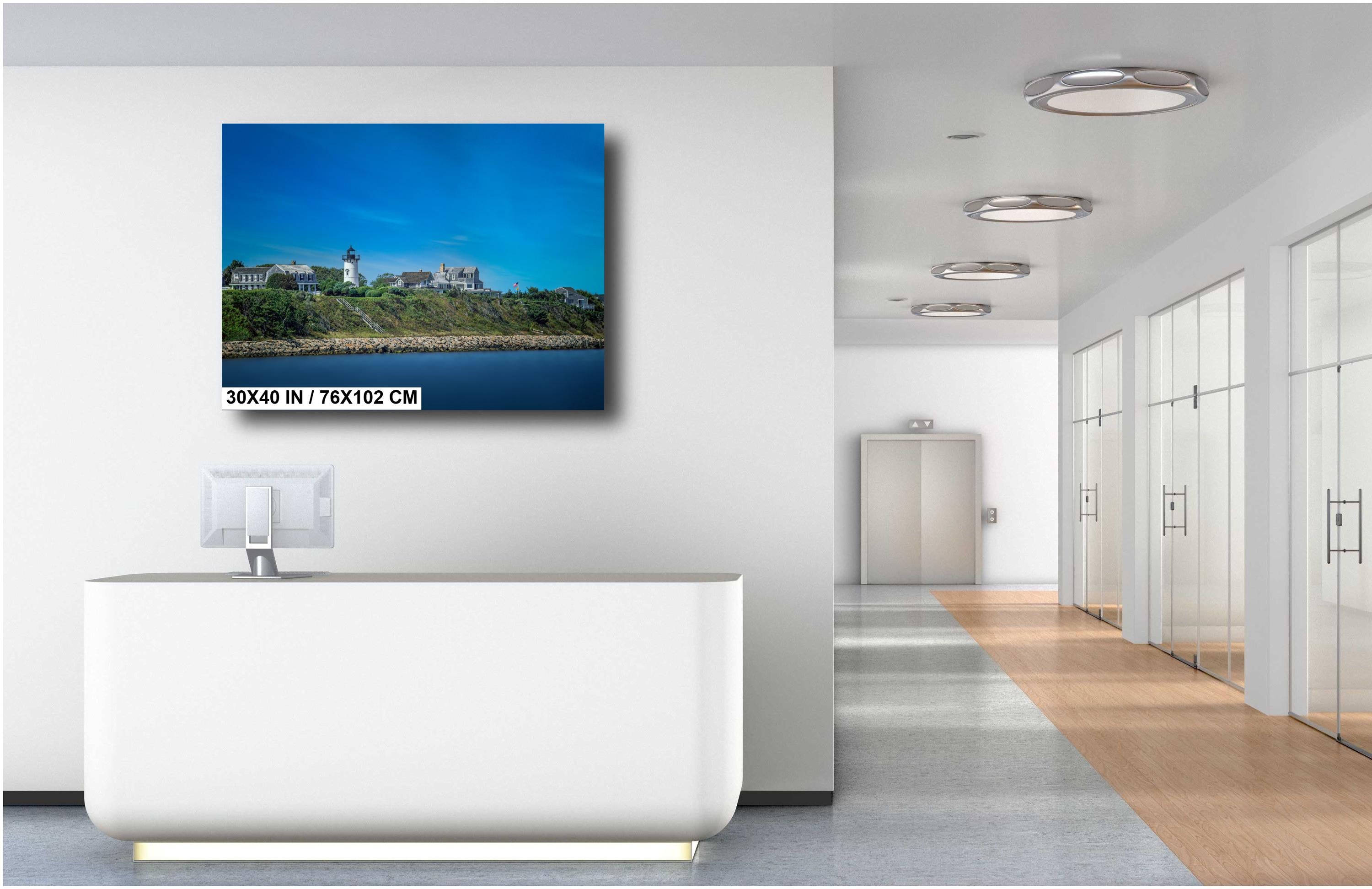 Cape Cod Lighthouse Print - Nautical Wall Art | Highland Light Artwork Coastal Decor