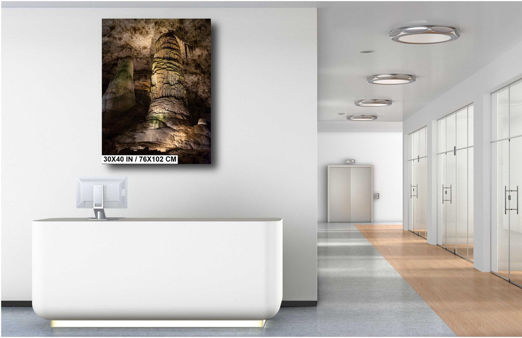 Carlsbad Caverns Print: New Mexico Cave Formations Wall Art