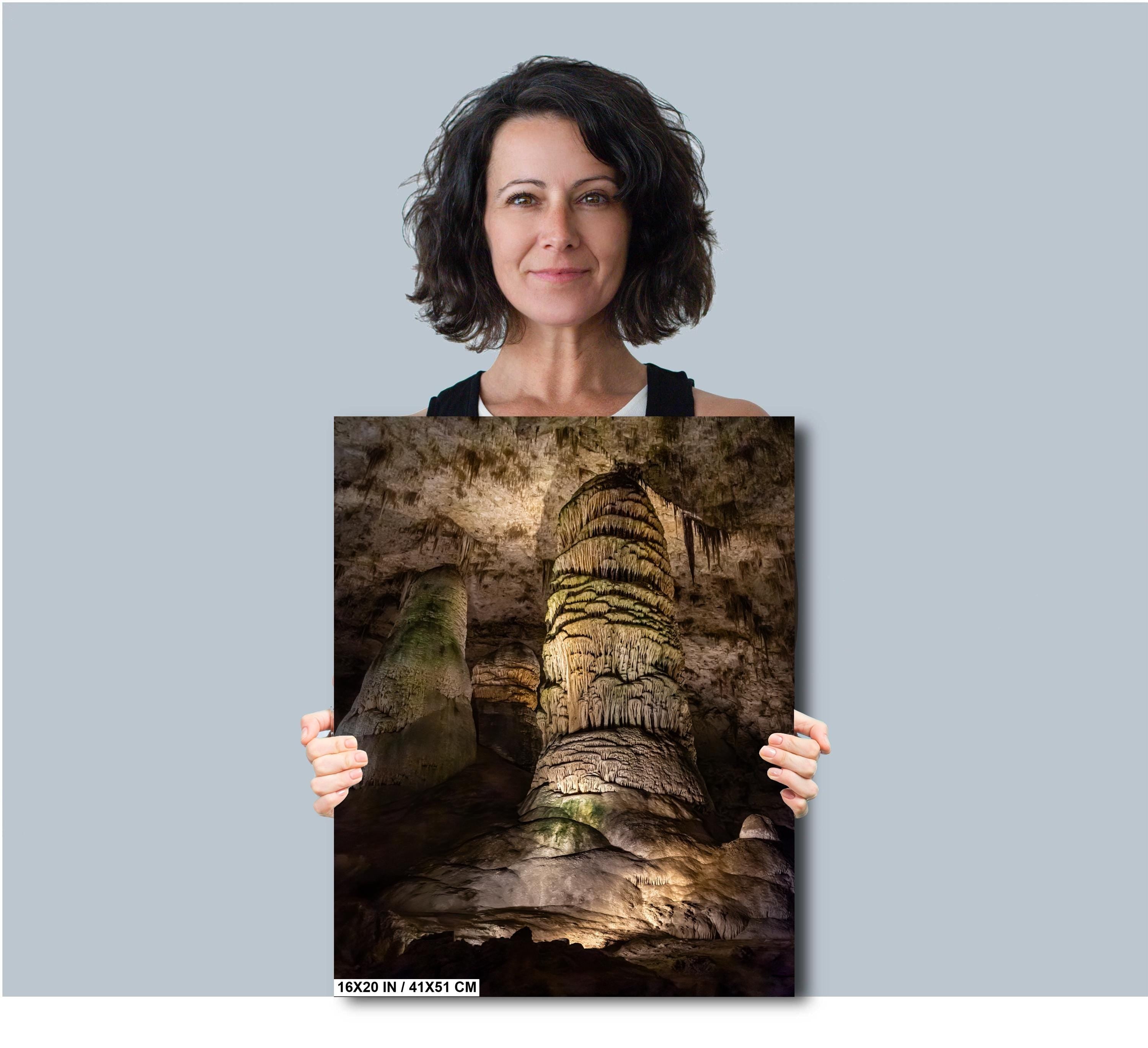 Carlsbad Caverns Print: New Mexico Cave Formations Wall Art
