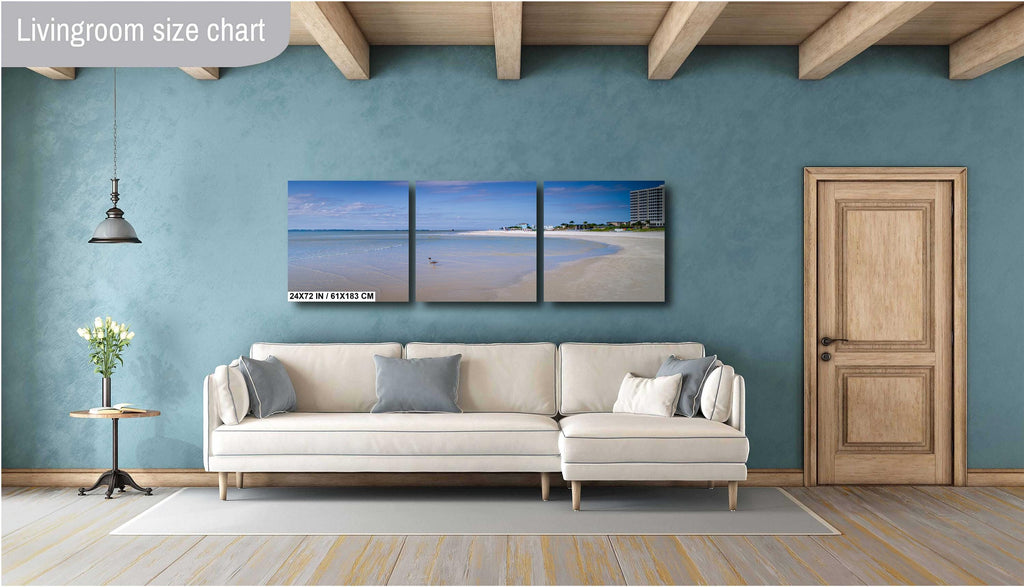 Fort Myers Beach Before The Storm: Print Florida DiamondHead Beach Resort in Fort Myers, Florida Seascape Wall Art Aluminum/Metal/Canvas