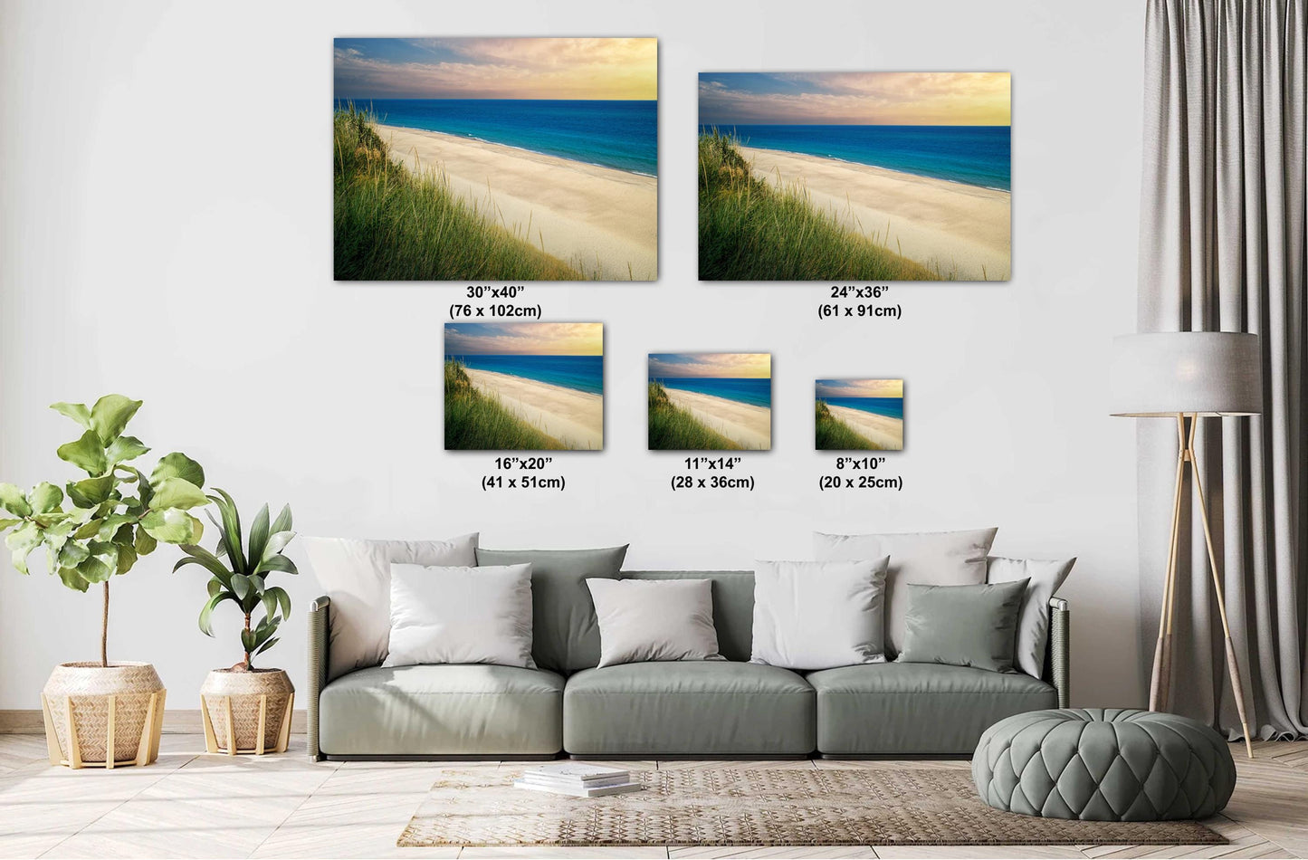 Marconi Beach Wall Art – Cape Cod Beach Print | Wellfleet Massachusetts Seascape Decor