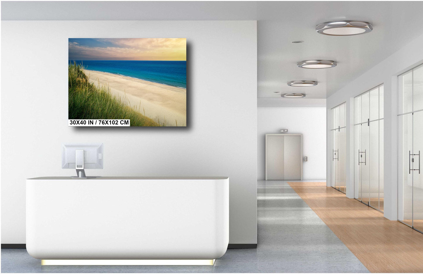 Marconi Beach Wall Art – Cape Cod Beach Print | Wellfleet Massachusetts Seascape Decor