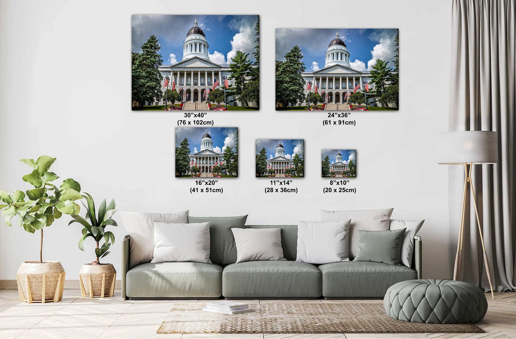 Maine State House Print: Augusta Capitol Building Fine Art Photography